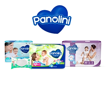 Productos Panolini, pañales, pañitos, toallitas húmedas